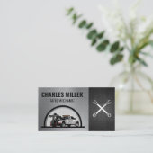 Schleppwagen | Wrenches | Auto Visitenkarte (Stehend Vorderseite)