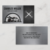 Schleppwagen | Wrenches | Auto Visitenkarte (Vorne/Hinten)