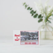 Schleppzug Visitenkarte (Stehend Vorderseite)