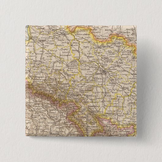 Schlesien-Atlas-Karte Button (Vorderseite)