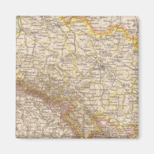 Schlesien-Atlas-Karte Magnet