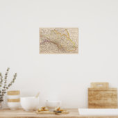 Schlesien Atlas Karte Poster (Küche)