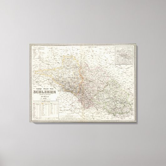 Schlesien Leinwanddruck (Vorderseite)