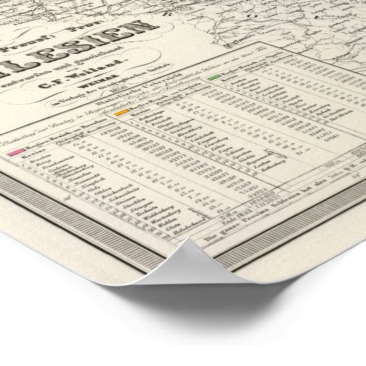 Schlesien Poster (Ecke)