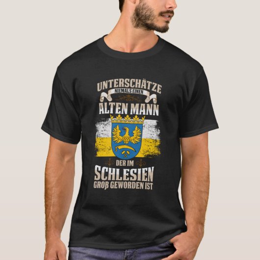 Schlesien Schlesien Provinz Schlã Butter Sing Pole T-Shirt (Vorderseite)