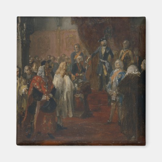 Schlesische Hommage Szene, 1855 Magnet (Vorne)