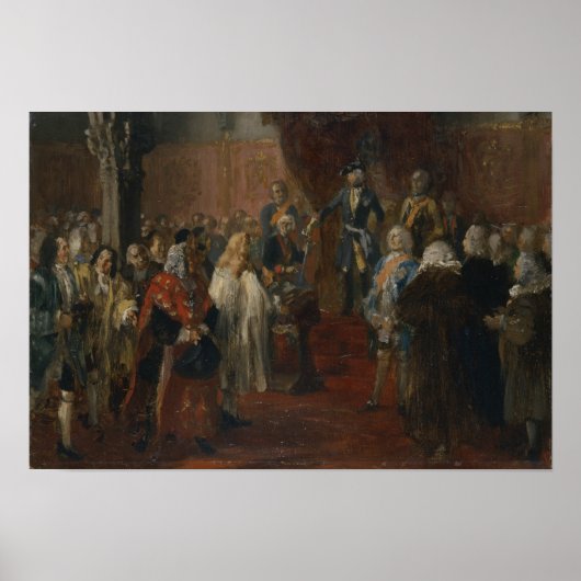 Schlesische Hommage Szene, 1855 Poster (Vorne)