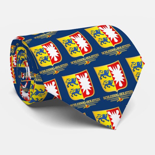 Schleswig-Holstein COA Krawatte (Gerollt)