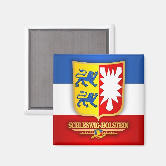 Schleswig-Holstein COA Magnet (Vorderseite/Rückseite)