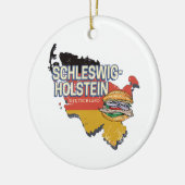 Schleswig-Holstein Deutschland Bundesstaatlicher S Keramik Ornament (Links)