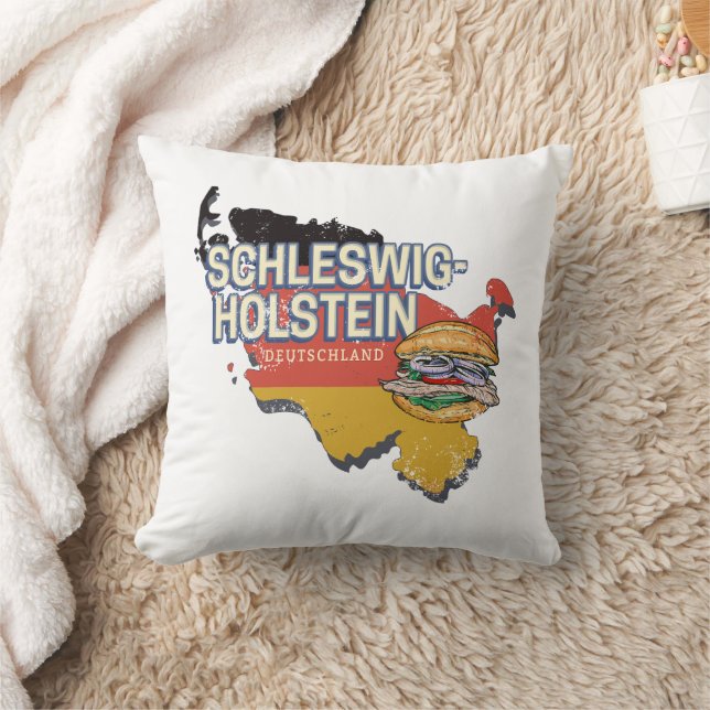 Schleswig-Holstein Deutschland Bundesstaatlicher S Kissen (Decke)