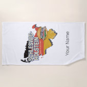 Schleswig-Holstein Deutschland Bundesstaatlicher S Strandtuch (Vorderseite)