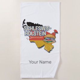 Schleswig-Holstein Deutschland Bundesstaatlicher S Strandtuch
