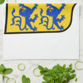 Schleswig-Holstein (Deutschland) Wappen Geschirrtuch (Gefaltet)