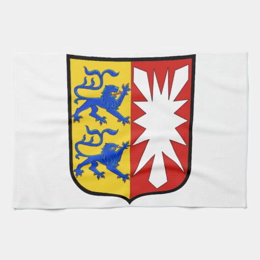 Schleswig-Holstein (Deutschland) Wappen Geschirrtuch (Horizontal)