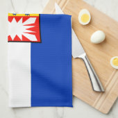 Schleswig-Holstein Flagge Küchentuch (Viertel Falte)