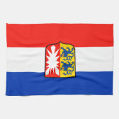 Schleswig-Holstein Flagge Küchentuch (Horizontal)