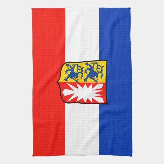 Schleswig-Holstein Flagge Küchentuch (Vertikal)