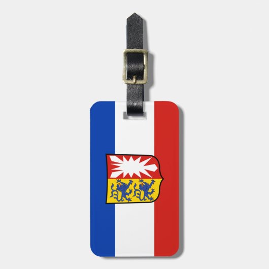 Schleswig-Holstein-Gepäckmarke Gepäckanhänger (Vorderseite vertikal)