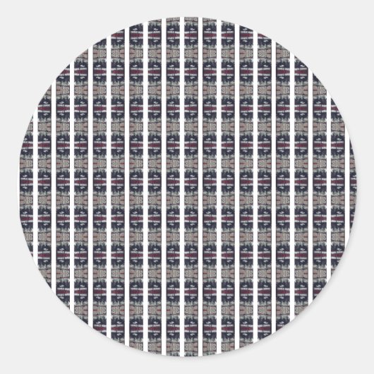 Schleuderer Runder Aufkleber (Vorderseite)