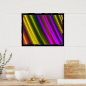 Schleudern beweglicher Metallrollen Poster (Küche)