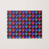 Schleudern Sie Diamanten erstellen Sie schwieriges Puzzle (Horizontal)