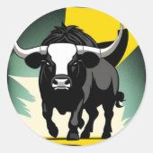 Schleuse 2 runder aufkleber (Vorderseite)