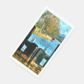 SCHLEUSE FÜR HAUSBOOTE SERVIETTE (Ecke)