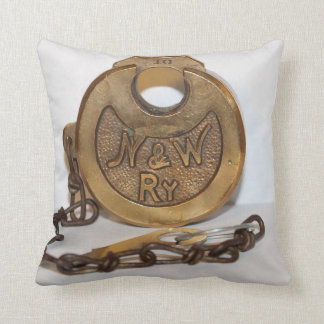 Schleuse Norfolk und Western Bahn Pancake Kissen