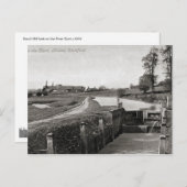 Schleuse Southmill, Bischof-Stortford, Vereinigtes Postkarte (Vorne/Hinten)