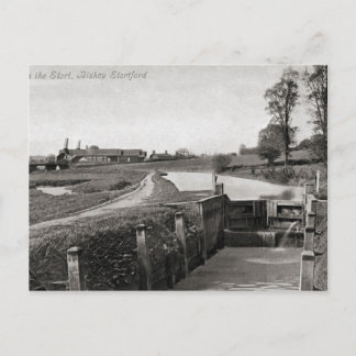 Schleuse Southmill, Bischof-Stortford, Vereinigtes Postkarte