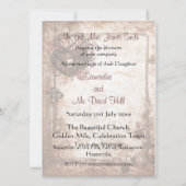 Schleuse und Einladung zur Hochzeit (Rückseite)