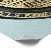 Schleuse zur Darstellung der Belagerung der Bastil Poster (Ecke)