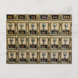 Schleusenboxen für Postämter Postkarte