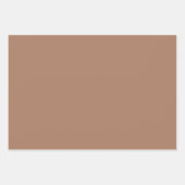 Schlicht als geröstetes Mandeln Geschenkpapier Set (Vorderseite)