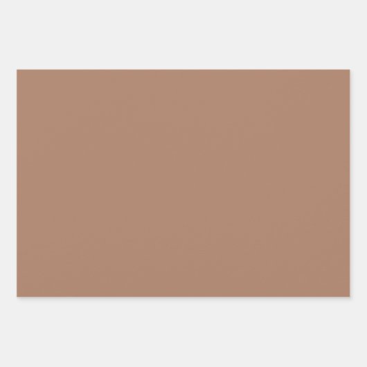 Schlicht als geröstetes Mandeln Geschenkpapier Set (Vorderseite)