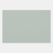 Schlicht Arsen Ash Battleship Gray Shades 3 Töne Geschenkpapier Set (Vorderseite 2)