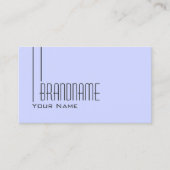 Schlicht Baby Blue Modern einfach und Beruflich Visitenkarte (Vorderseite)