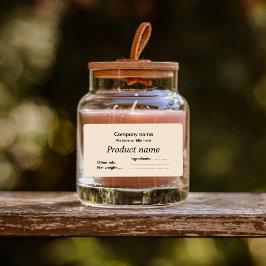 schlicht beige-minimalistisch