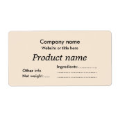 schlicht beige-minimalistisch (Vorne)