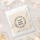 schlicht beige-minimalistisch geschenktütchen (Ausgeschnitten)