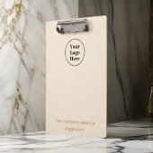 schlicht beige-minimalistisch klemmbrett