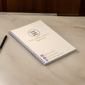 schlicht beige-minimalistisch notizblock