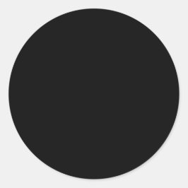 Schlicht Black Small 1,5" Set von 20 Blank Wedding Runder Aufkleber