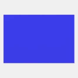 Schlicht Bluebonnet Hue Picton Blue Shades 3 Tones Geschenkpapier Set