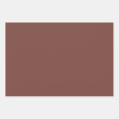 Schlicht Bole Burnt Cafe Au Lait Brown Shades 3 To Geschenkpapier Set (Vorderseite)