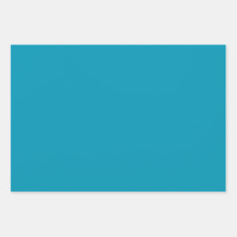 Schlicht Bondi Dutch Yale Blue Shades 3 Tones Geschenkpapier Set