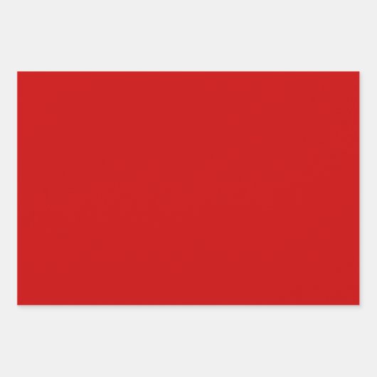 Schlicht Boston Blood Auburn Red Shades 3 Tones Geschenkpapier Set (Vorderseite 2)