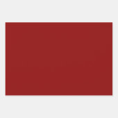 Schlicht Brick Dark Chestnut Maroon Shades 3 Tones Geschenkpapier Set (Vorderseite 2)