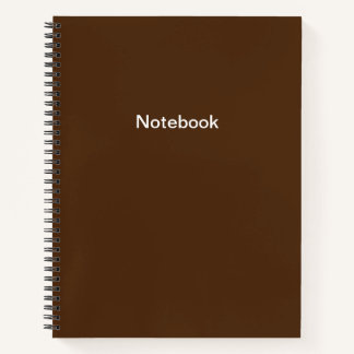 Schlicht-Brown-Notebook Notizblock